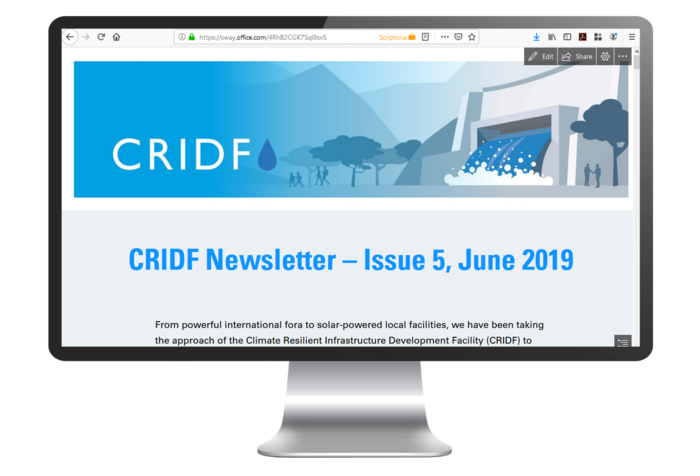CRIDF Newsletter – Issue 5, 2019